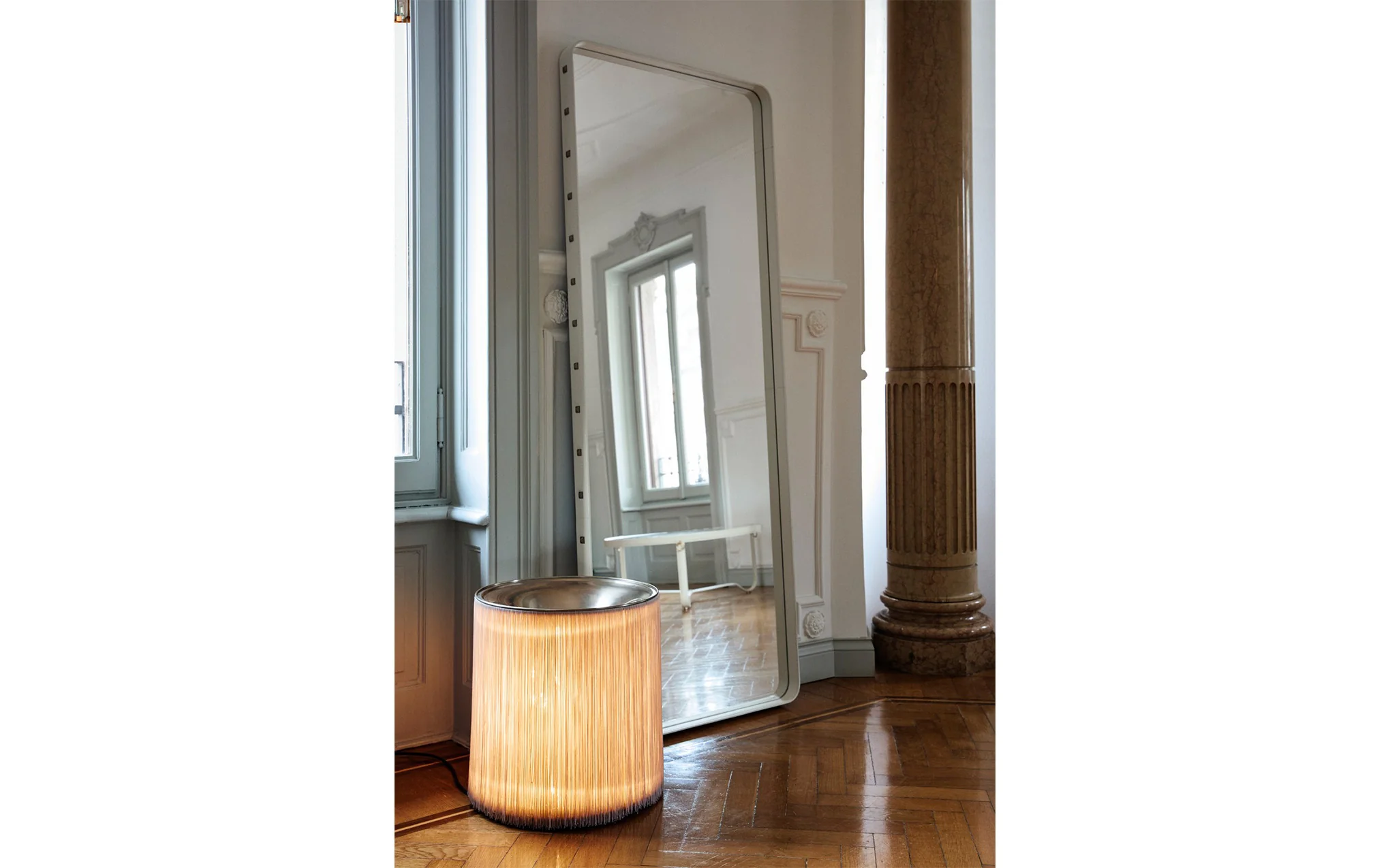 Adnet wall mirror - rectangular - Image 12