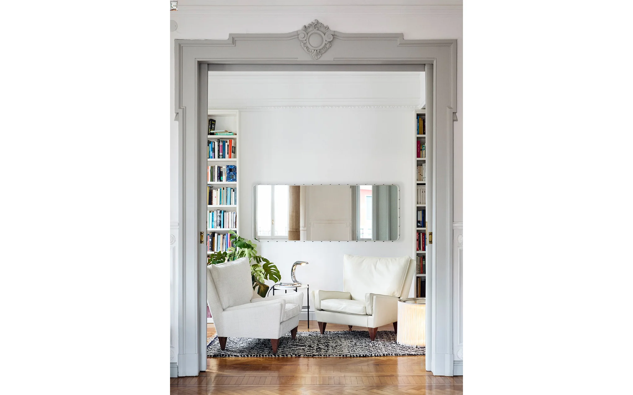 Adnet wall mirror - rectangular - Image 14