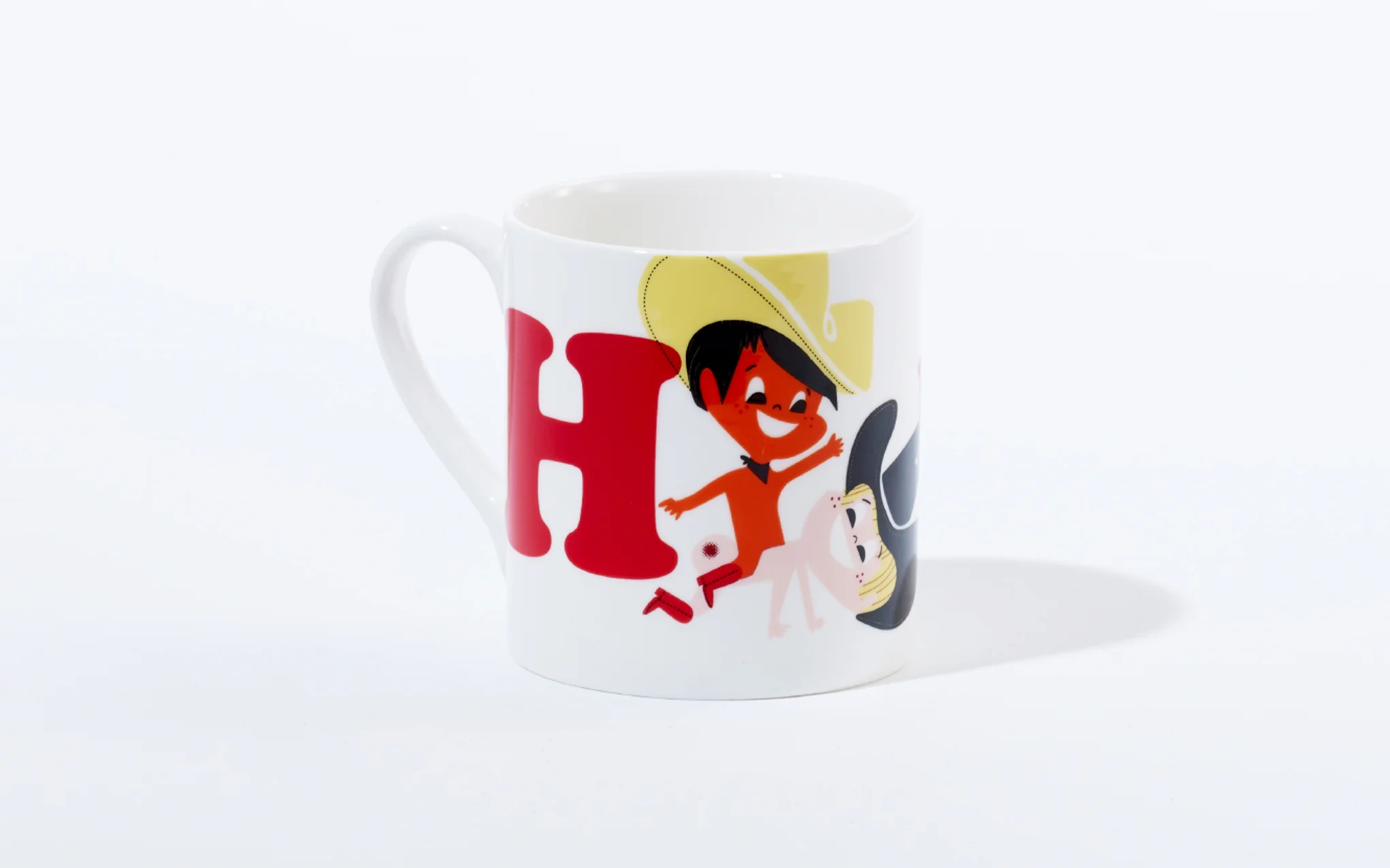 Alphabet mugs
