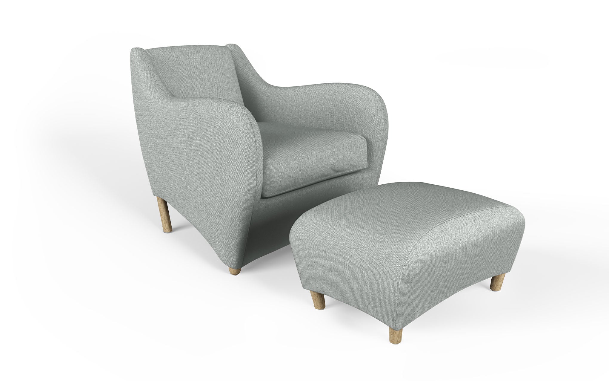 Balzac armchair & ottoman - Image 18
