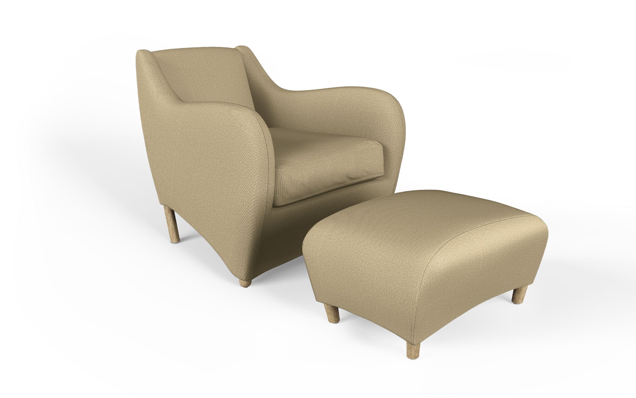 Balzac armchair & ottoman - Image 32