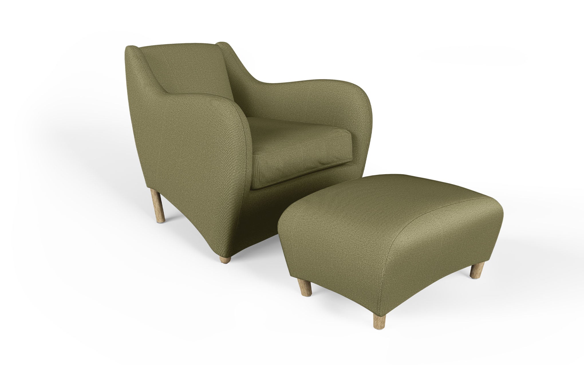 Balzac armchair & ottoman - Image 33