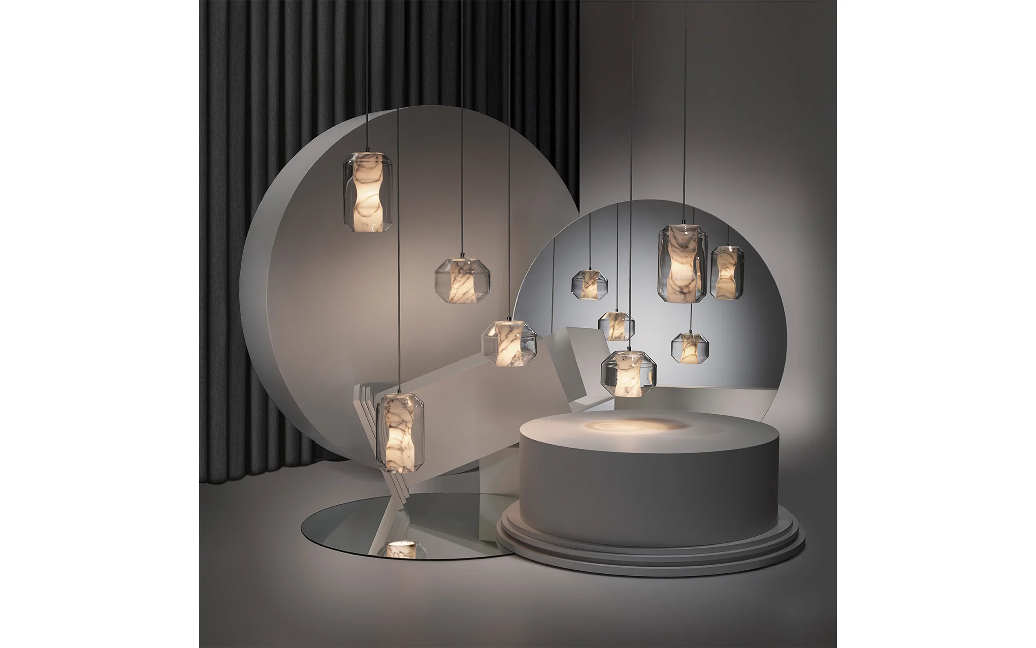 Chamber chandelier - 3 piece - Image 2
