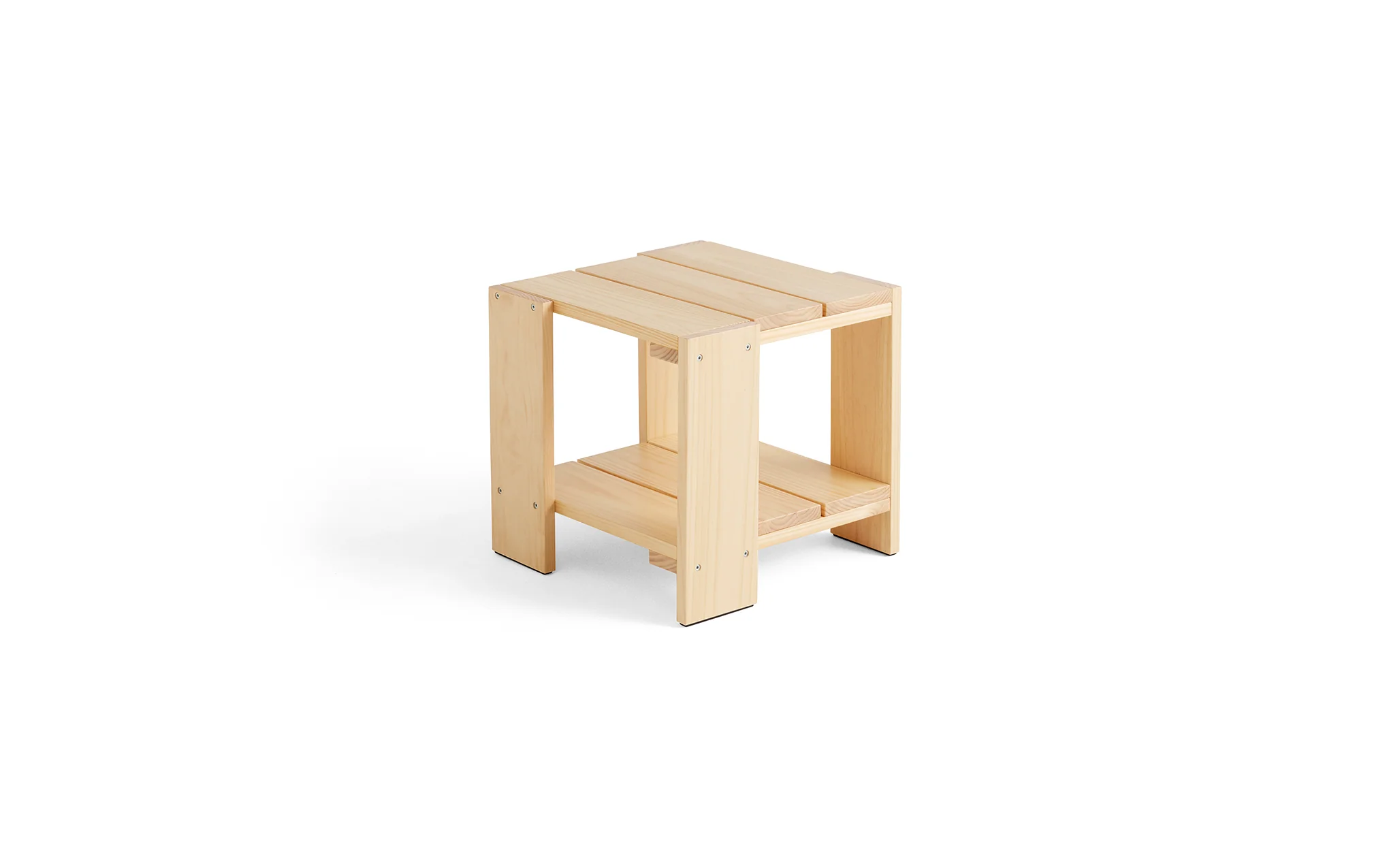 Crate side table