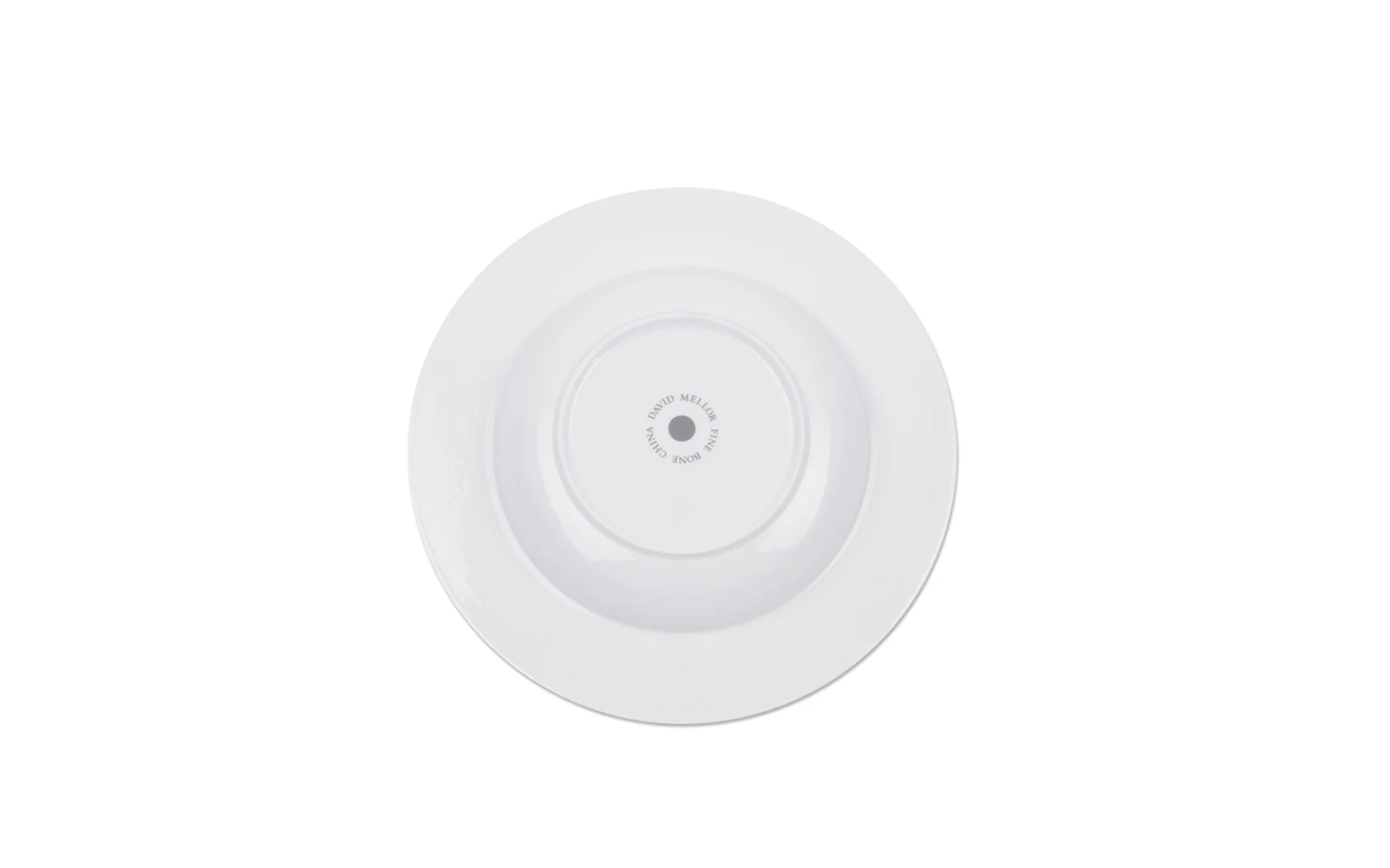 DM fine bone china rimmed soup plate - Image 4
