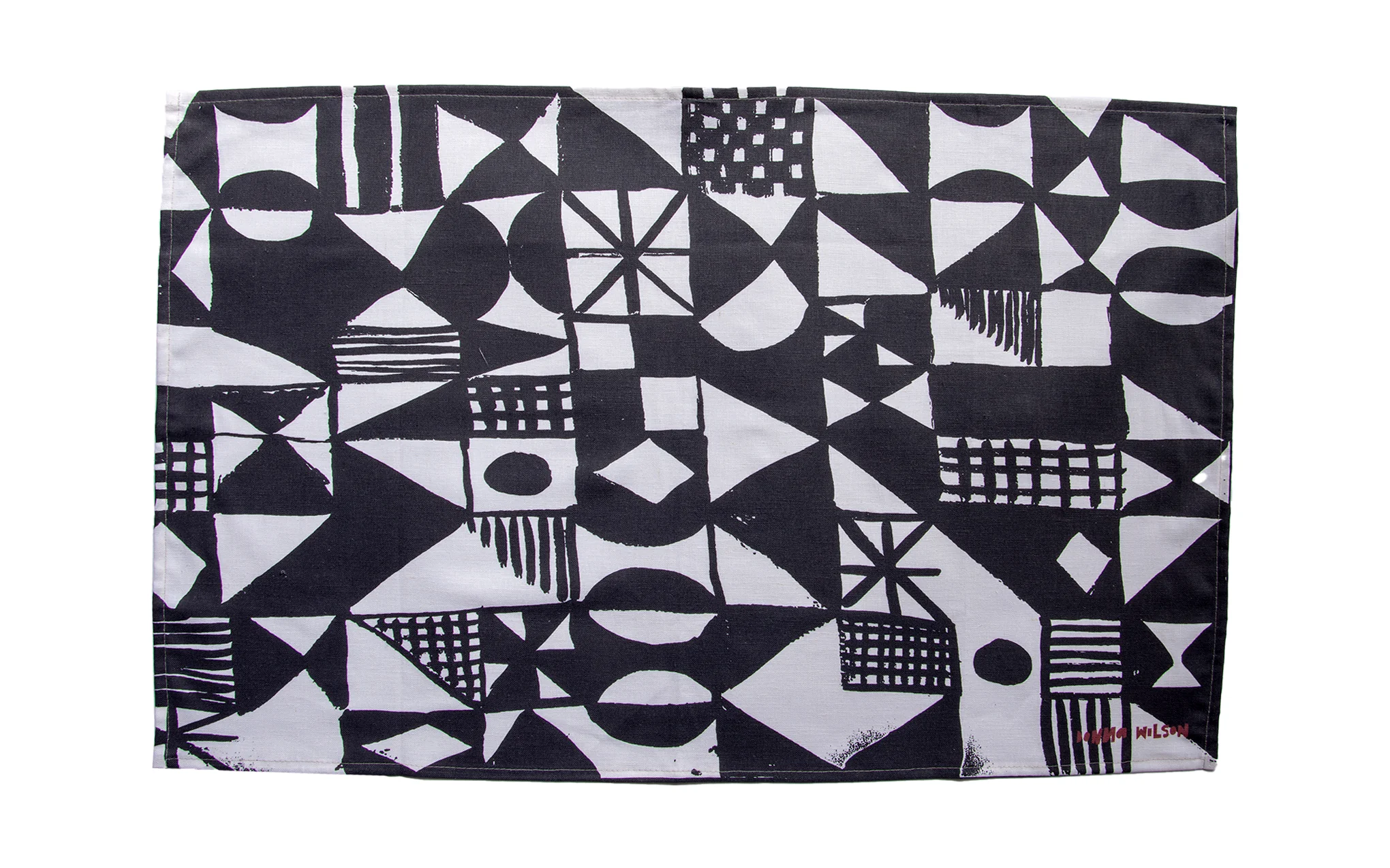 Brushstroke tea towel