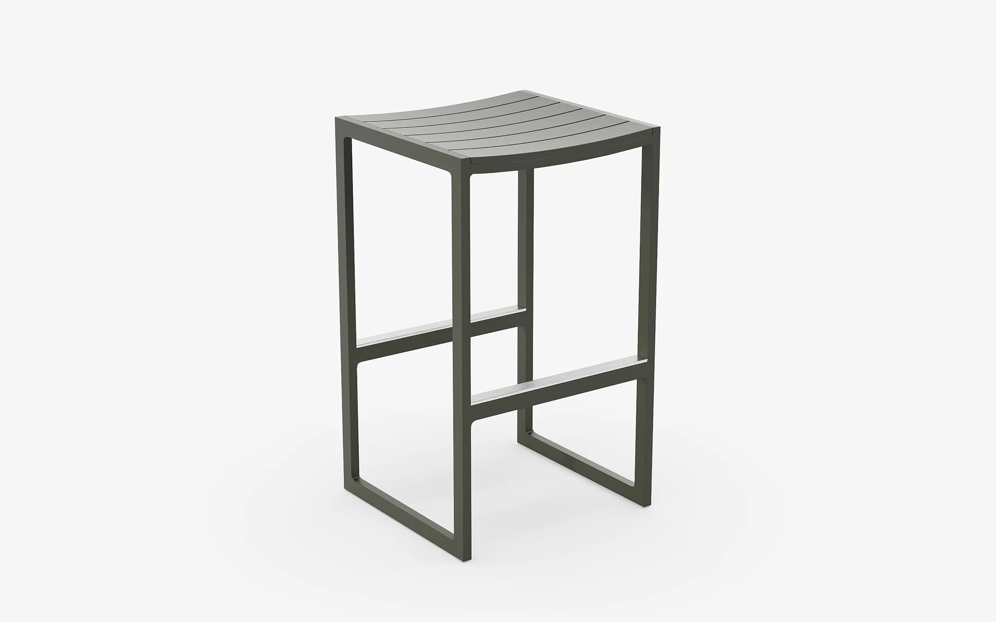 Eos outdoor backless bar stool - Image 3
