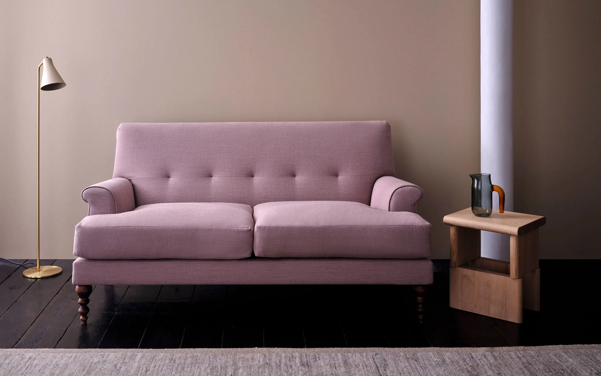 Ex-Display Oscar two seat formal sofa - kvadrat fiord - Image 2