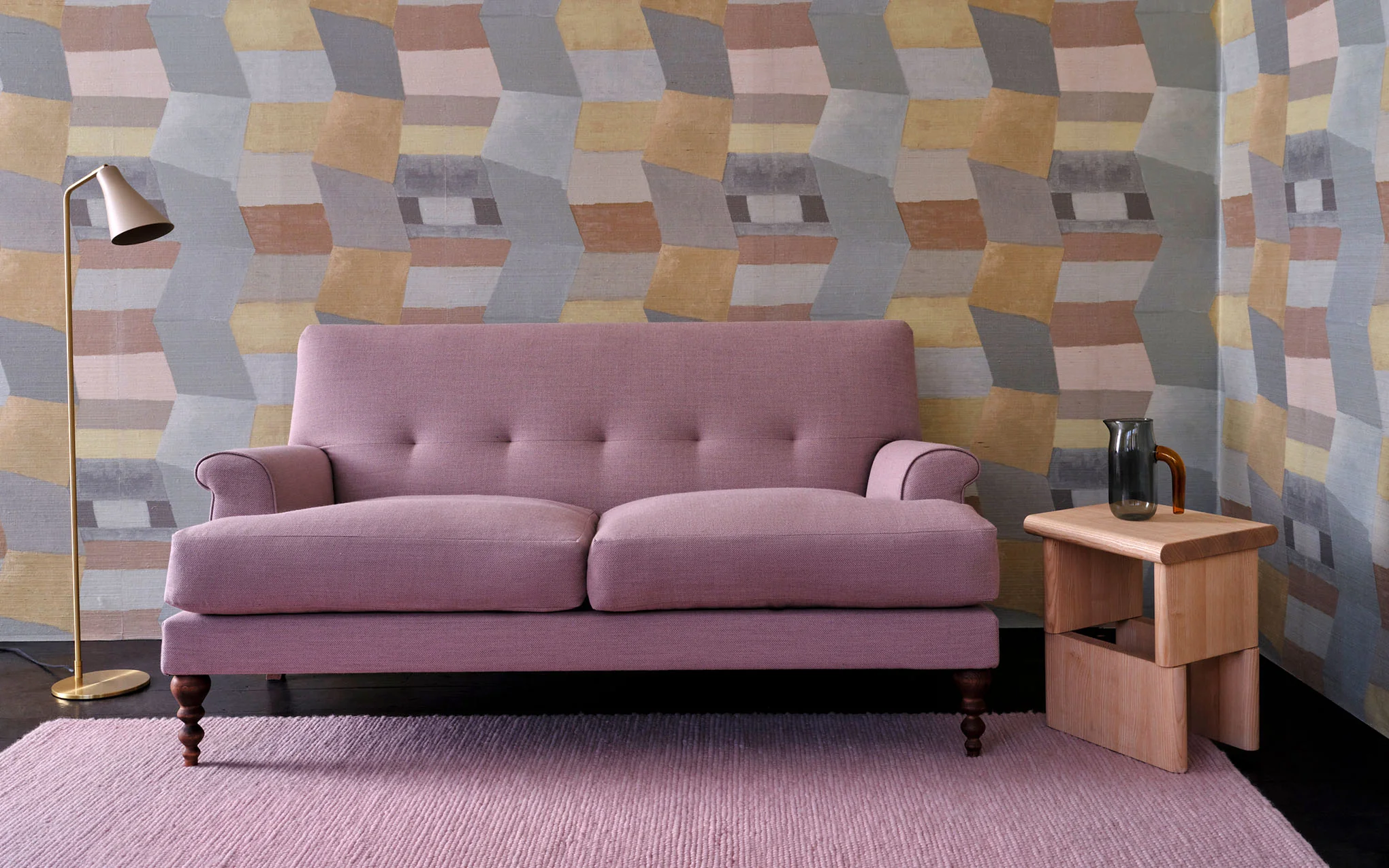 Ex-Display Oscar two seat formal sofa - kvadrat fiord - Image 3