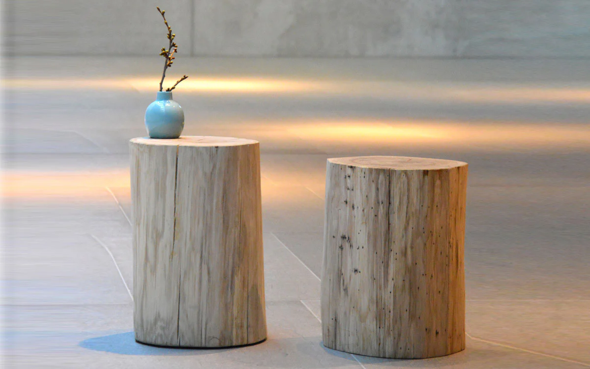 Ex-Display Round block stool - large