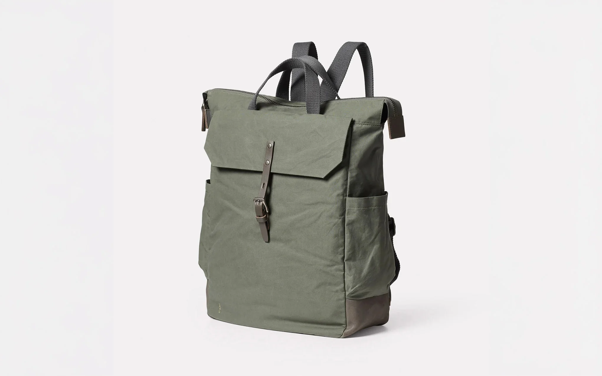 Fin waxed cotton backpack - Image 2