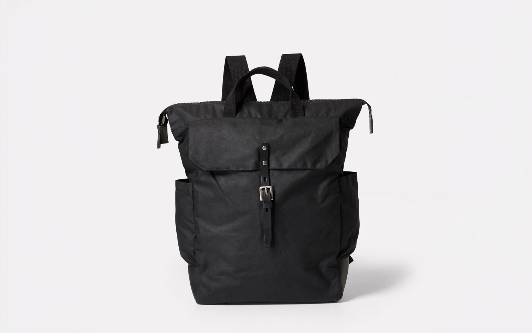 Fin waxed cotton backpack - Image 6