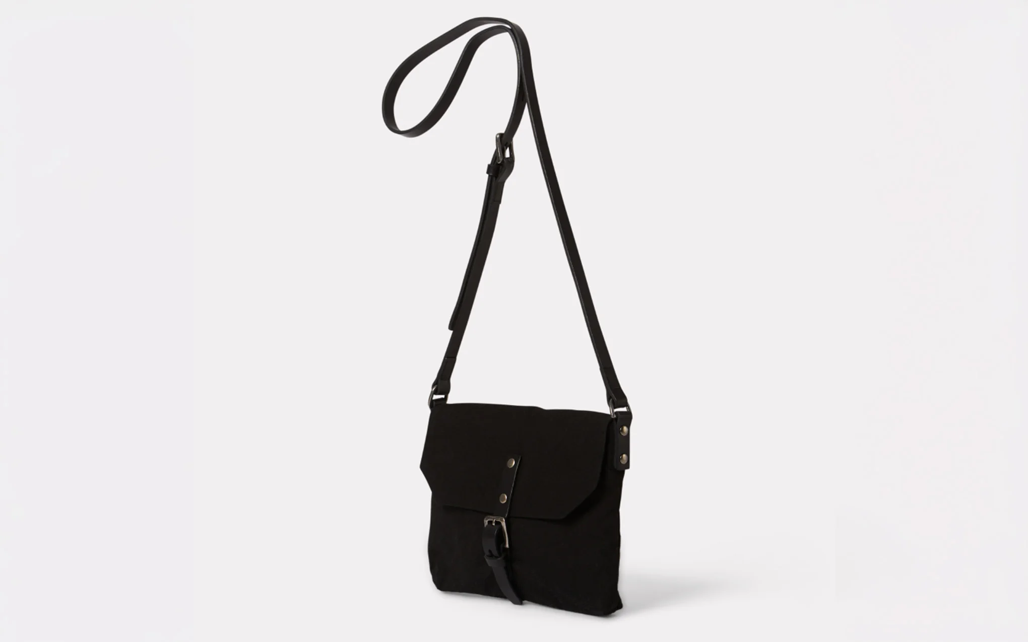 Friday waxed cotton crossbody bag - Image 2