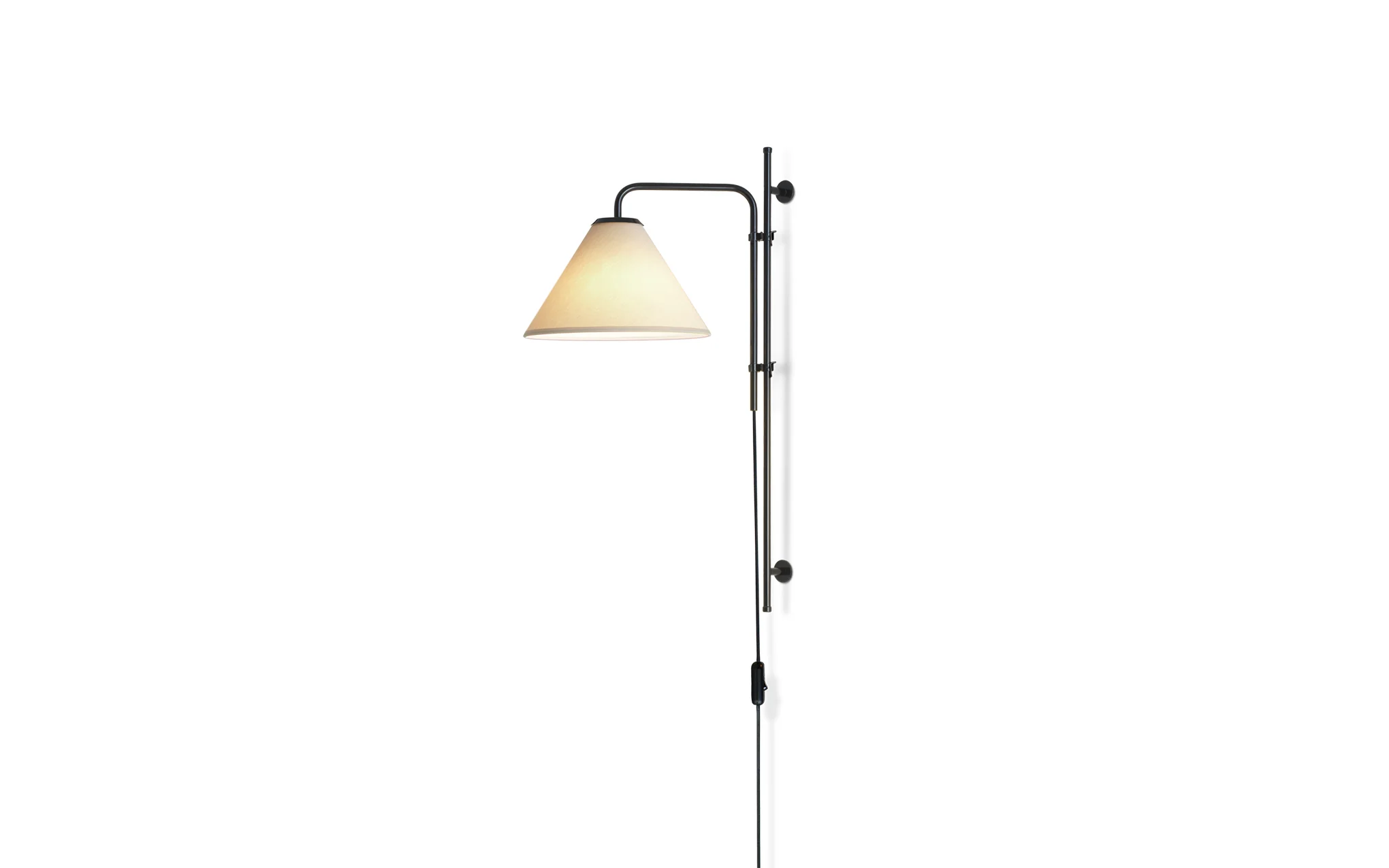 Funiculí wall lamp - fabric shade
