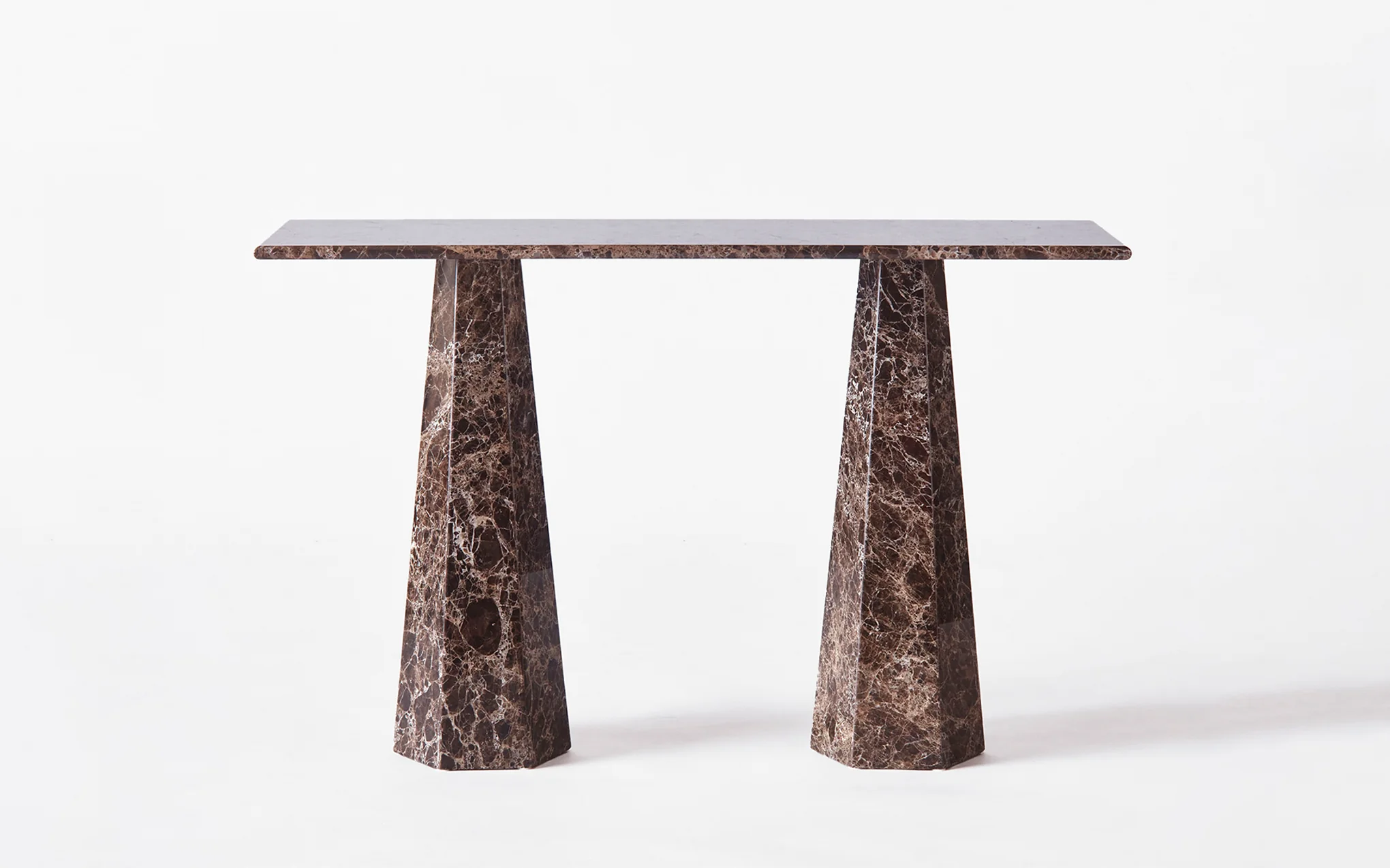 Hexagon console table