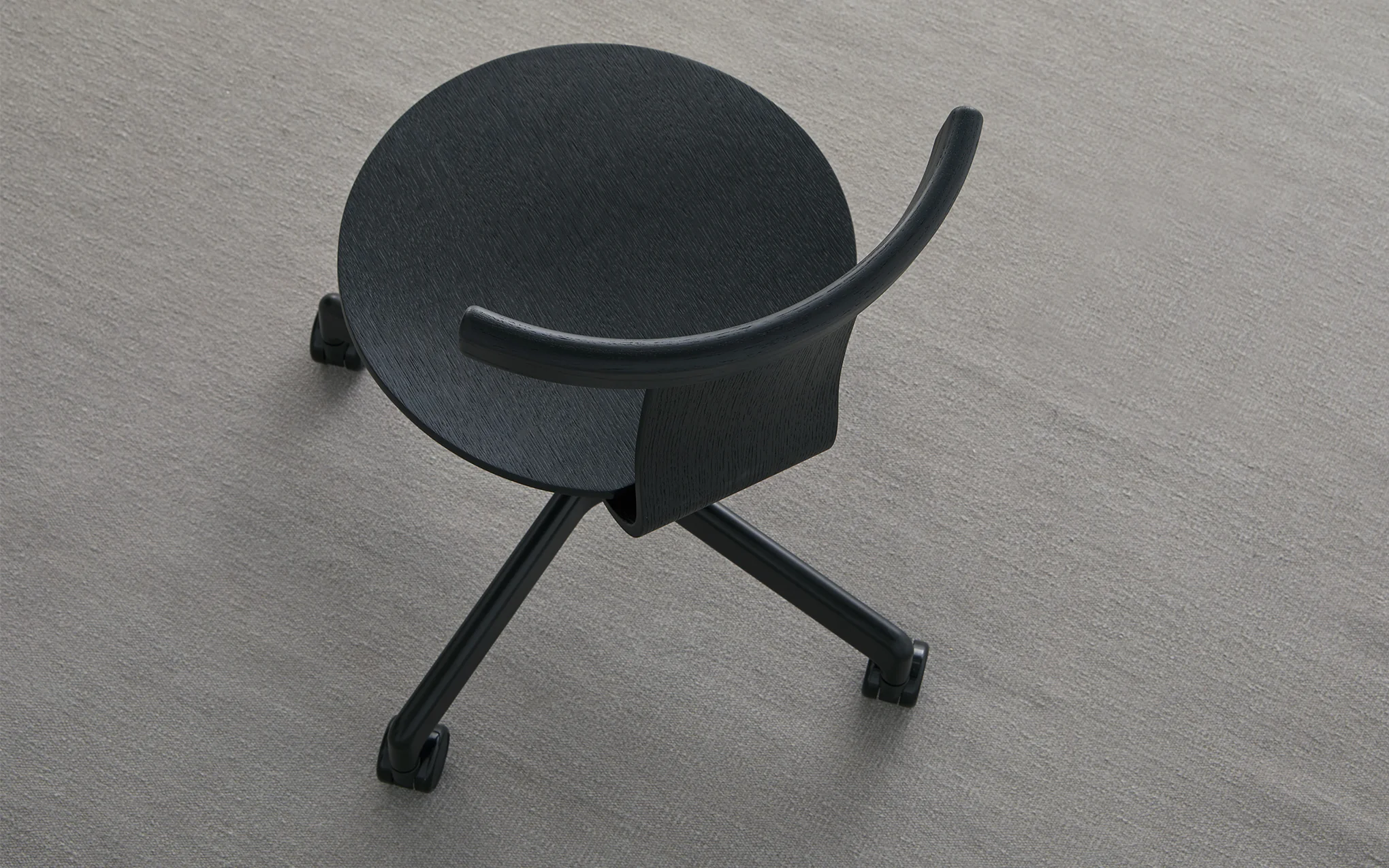 Jiro swivel chair - with castors - Image 4