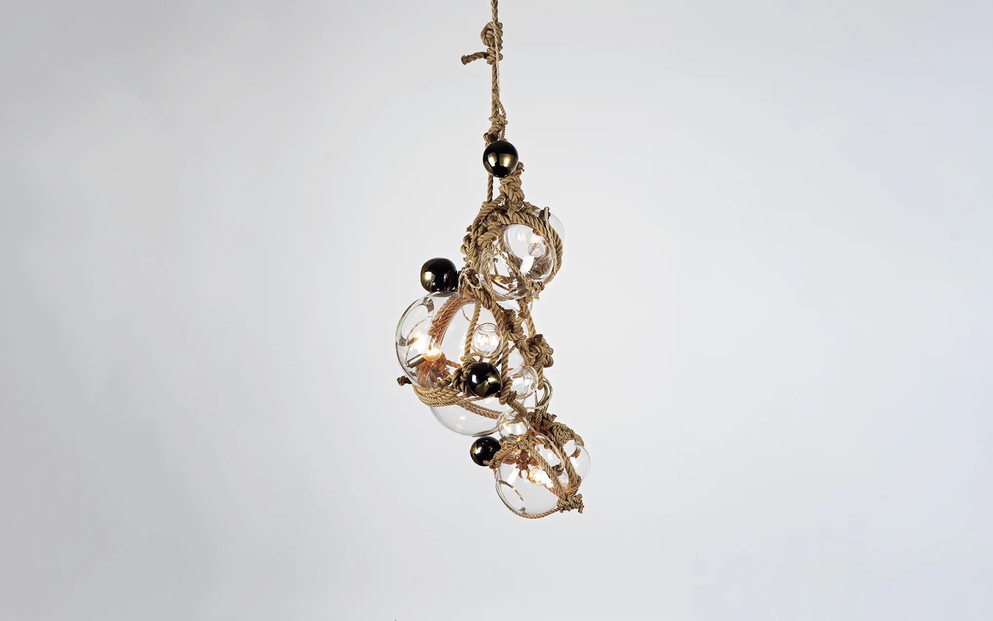 Knotty Bubbles chain - 1 Large, 2 Small Bubbles