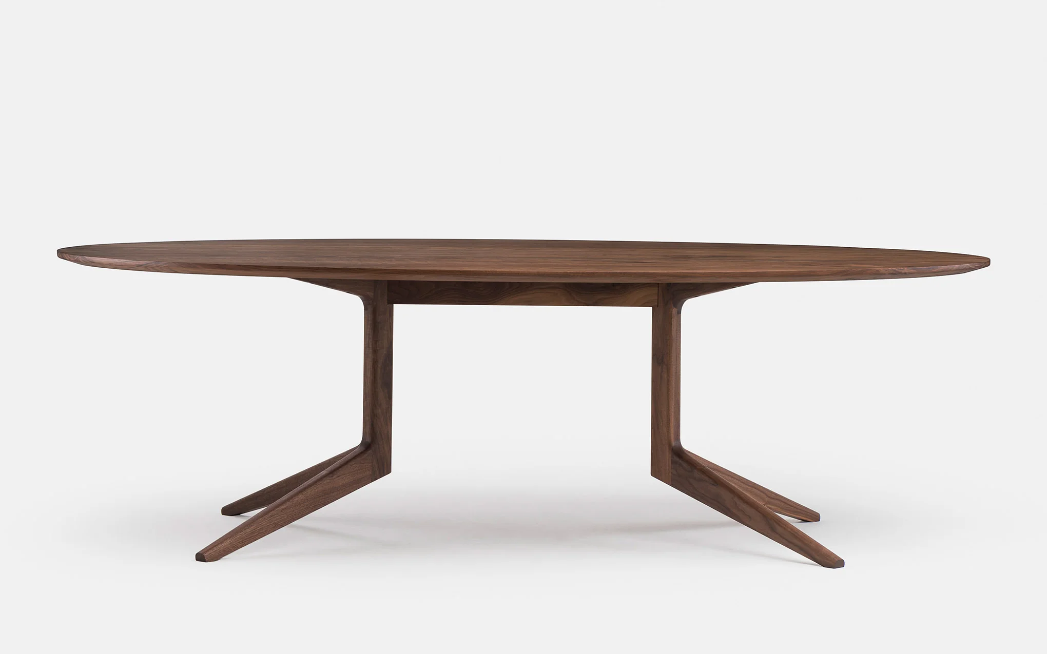 Light oval table