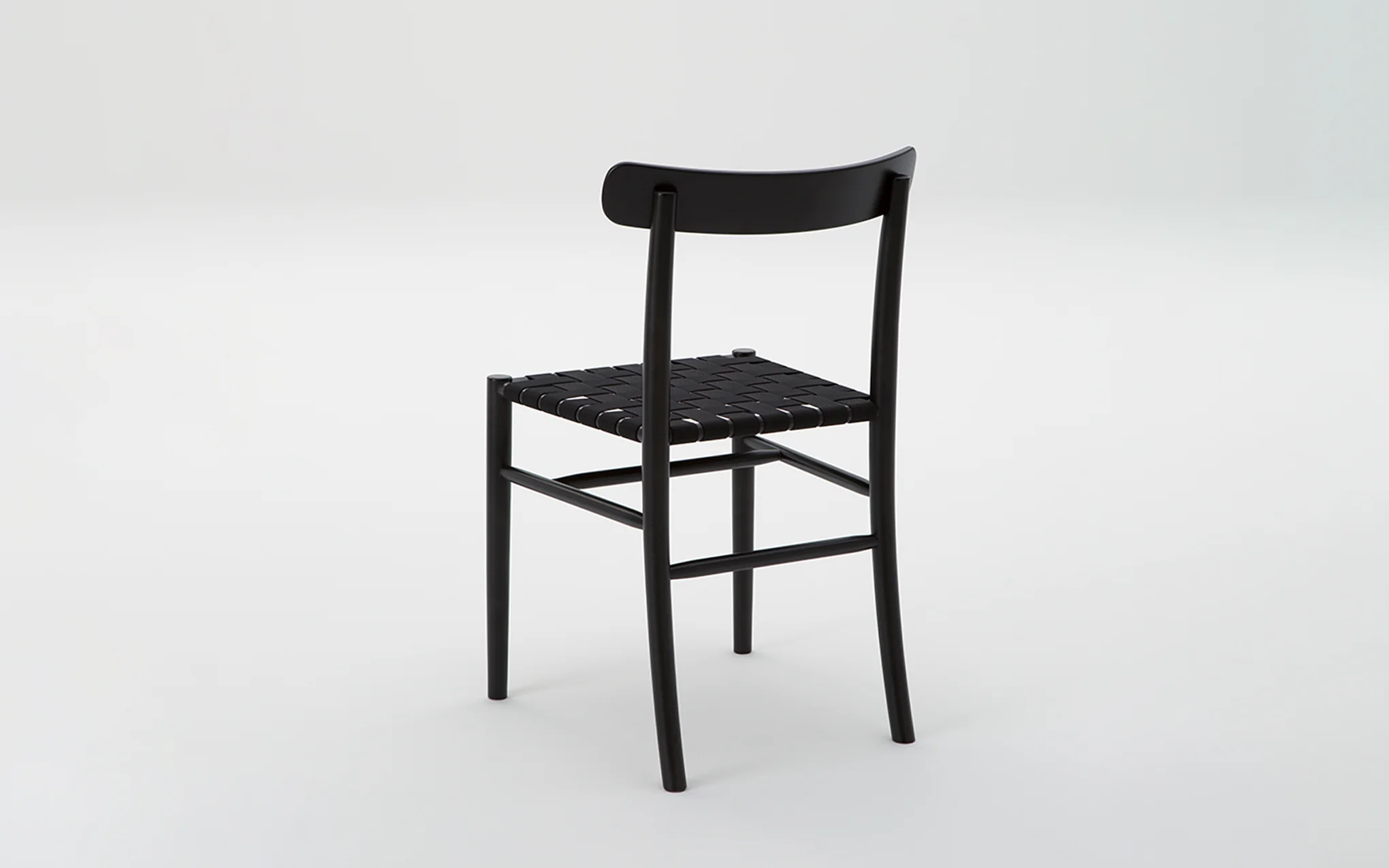 Lightwood chair - webbed seat - Image 8