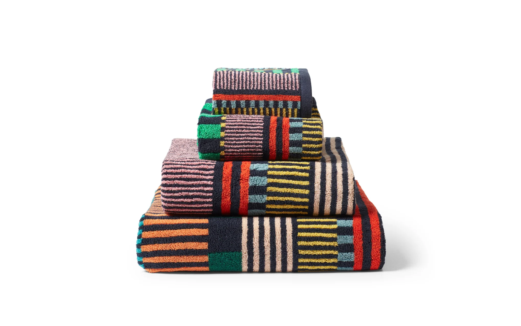 Multi Stripe towels
