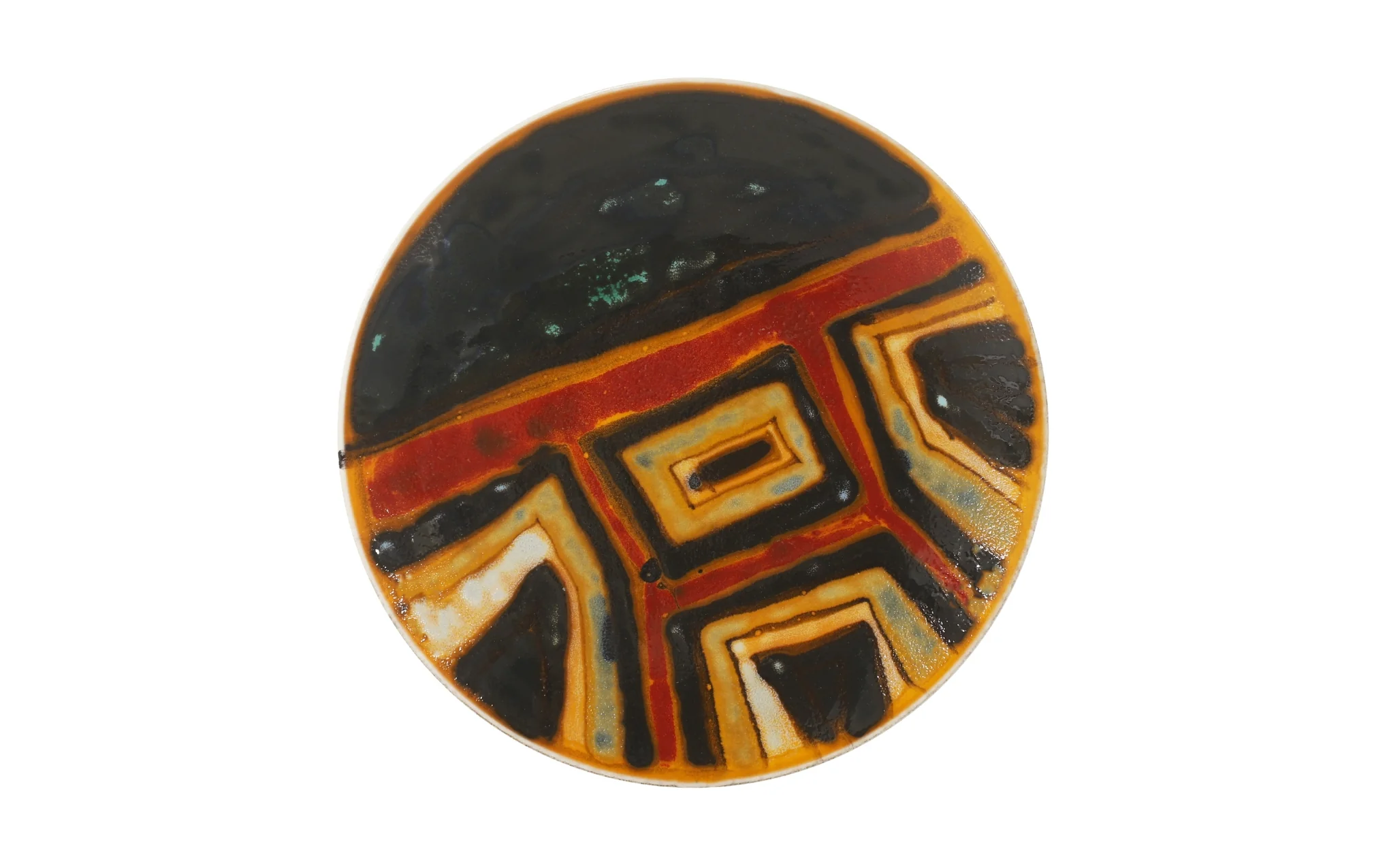 Poole Pottery Delphis plate no. 3 - Image 2