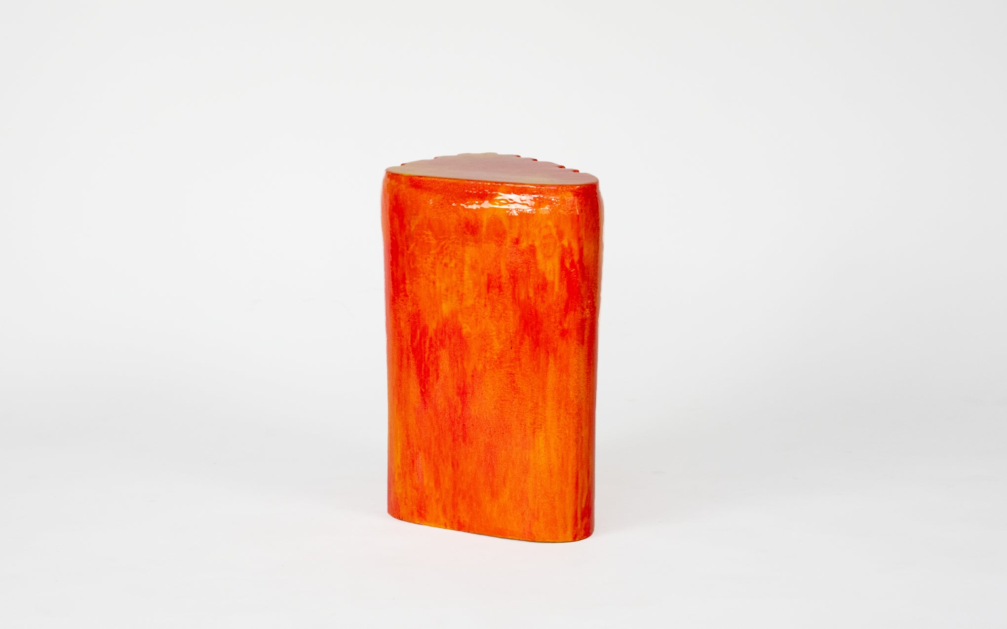 Pressed Stool No.7 - fire resin - Image 3