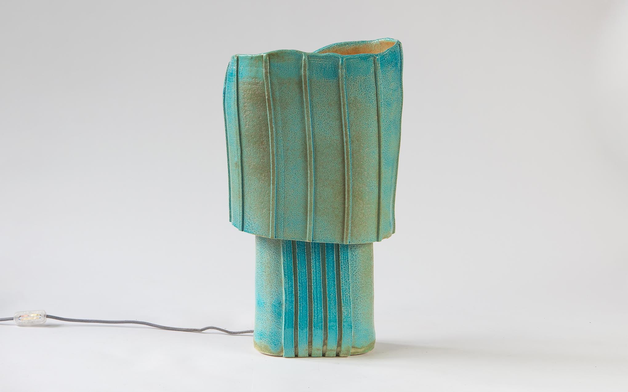 Rib table lamp - deep sea - Image 2