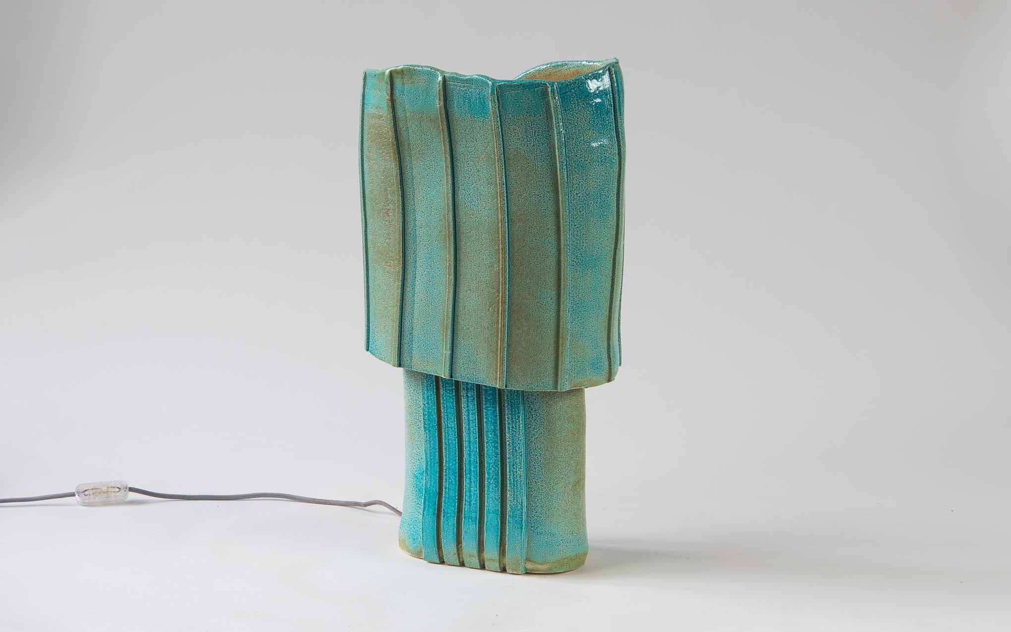 Rib table lamp - deep sea - Image 3