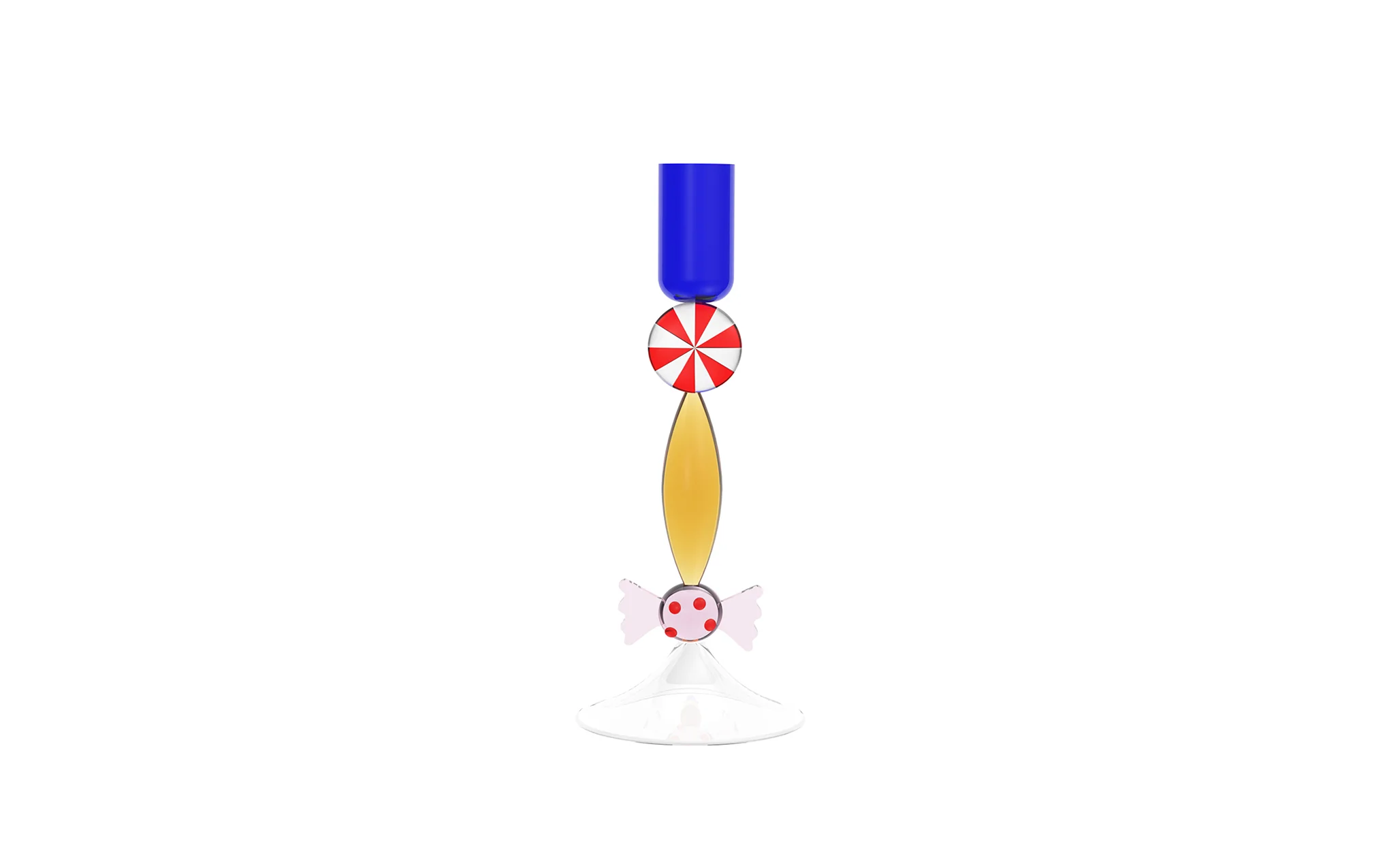 Schiaccianoci candleholder - pink candy