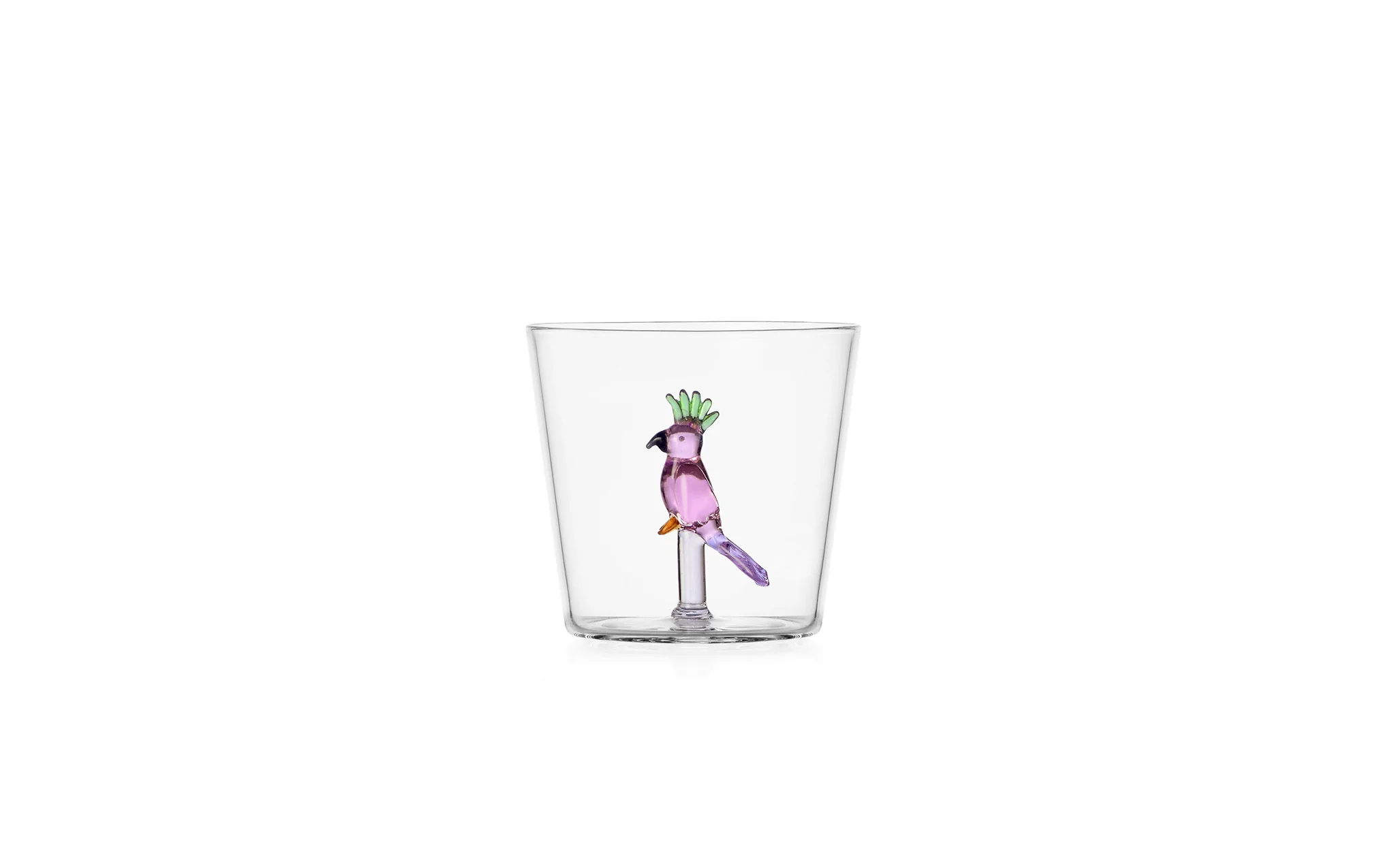 Talking Trees tumbler - pink cockatoo