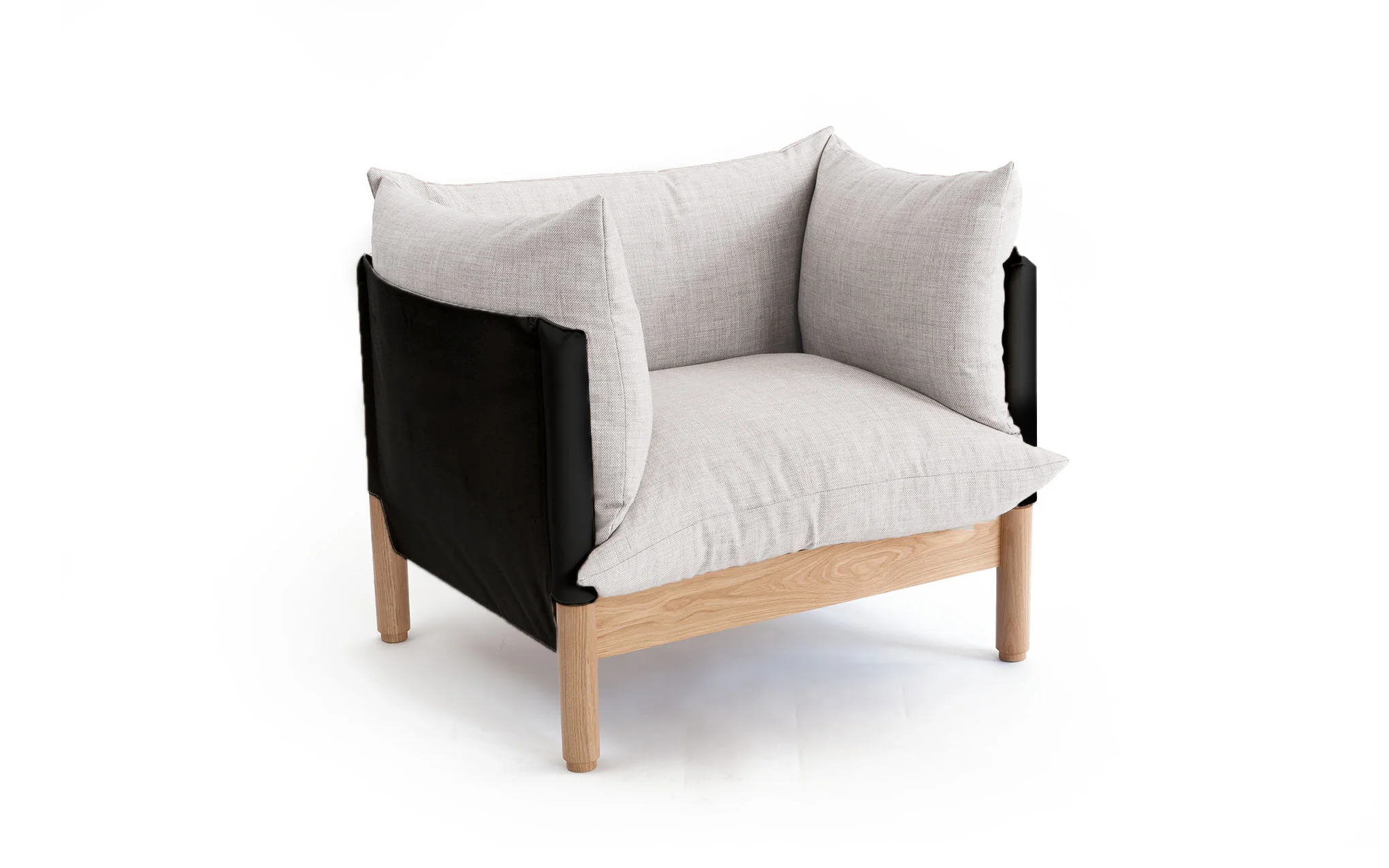 Tepee armchair - oak - Image 3