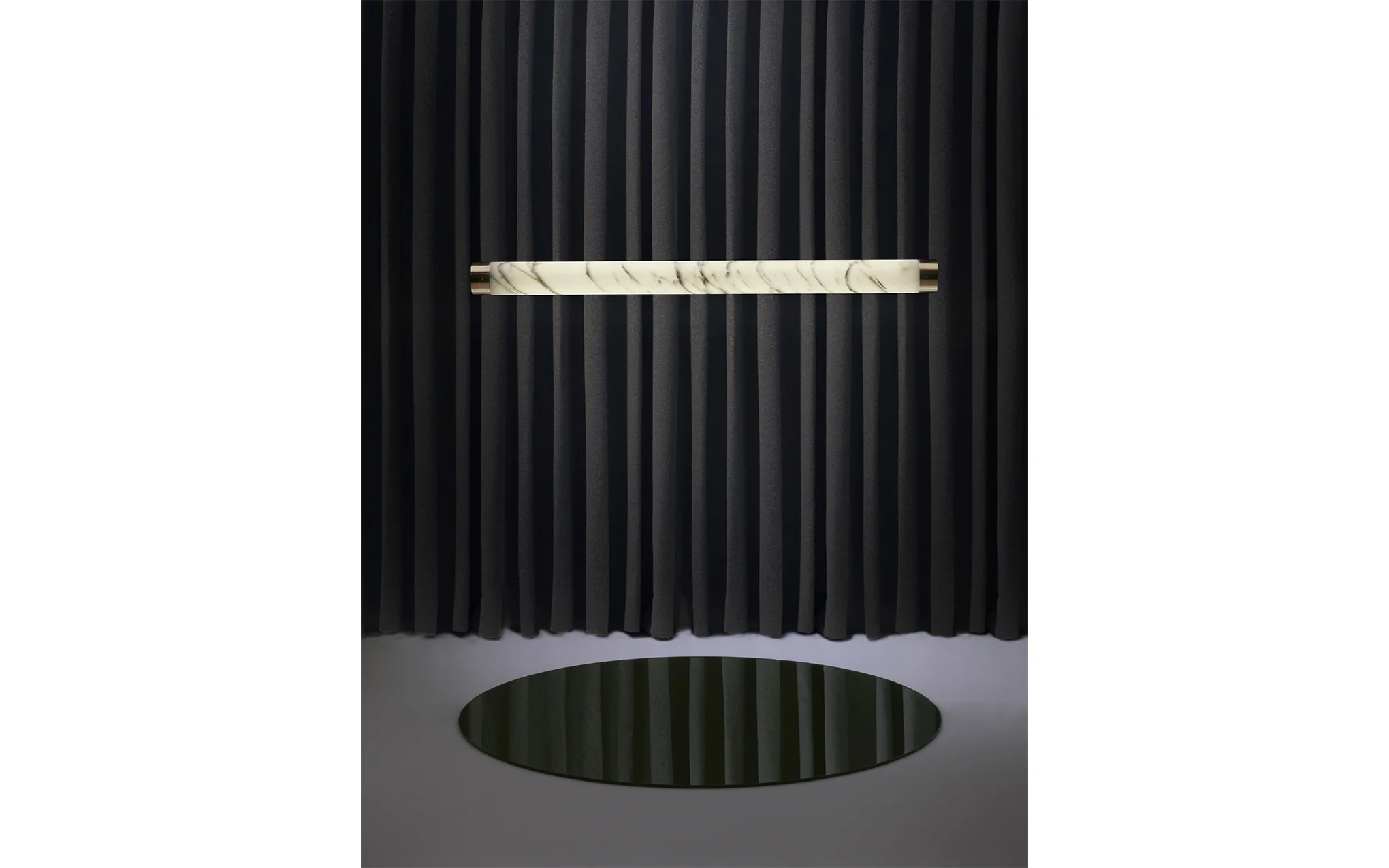 Tube pendant - carrara marble - Image 3