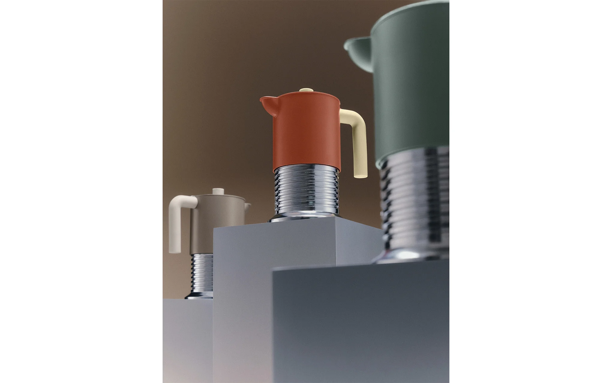 Vite espresso coffee maker – brown - Image 3